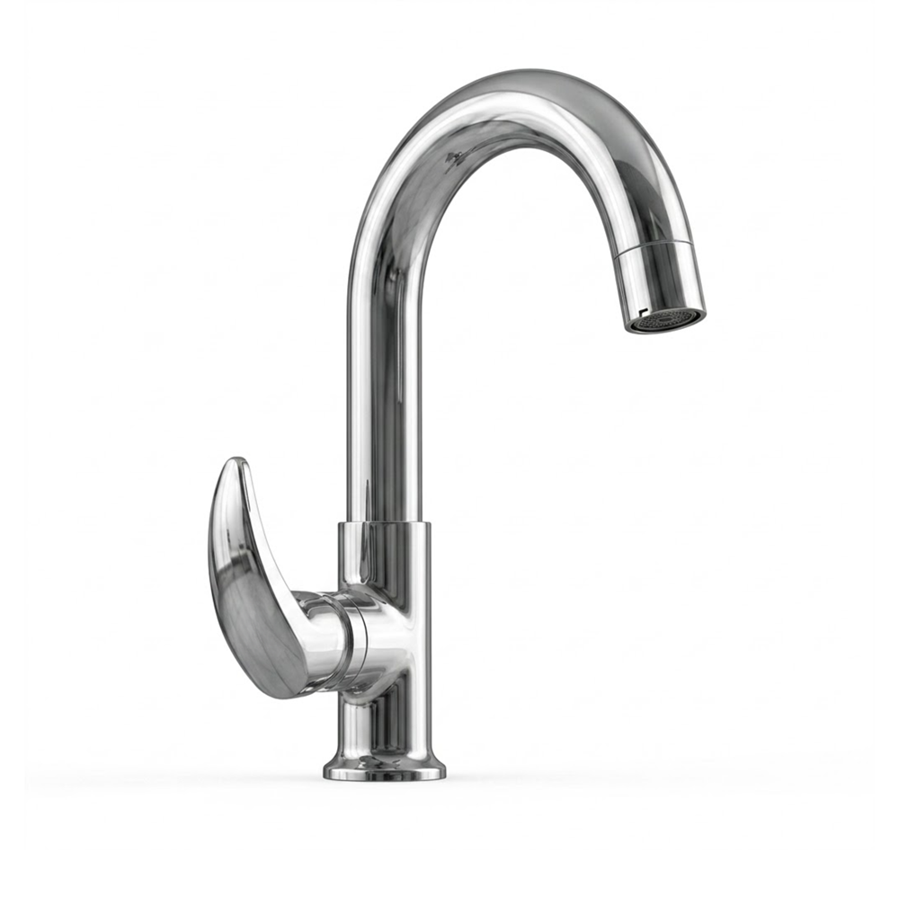 Swan Neck Pillar Tap - Image 2